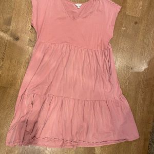 DownEast Pink dress- $20. 1X. Flowered dress-$20 XXL
